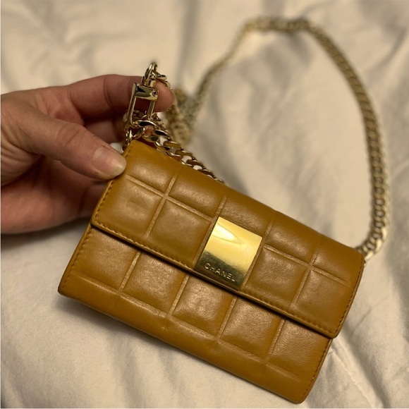 AUTHENTIC Vintage Chanel Chocolate Bar WOC π§‘ - Picture 2 of 10